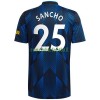 Maillot de Supporter Manchester United Jadon Sancho 25 Troisième 2021-22 Pour Homme